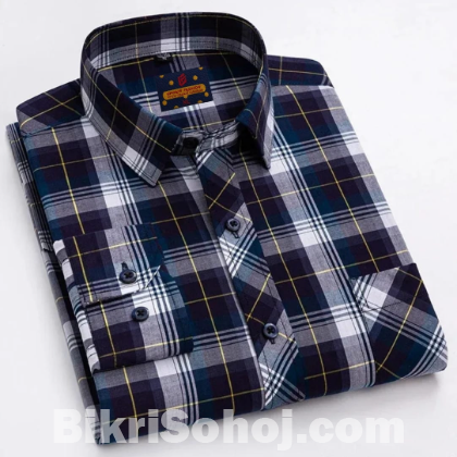 সেরা মানের সাশ্রয়ী দামে Men's Full Sleeve Casual Check Shirt